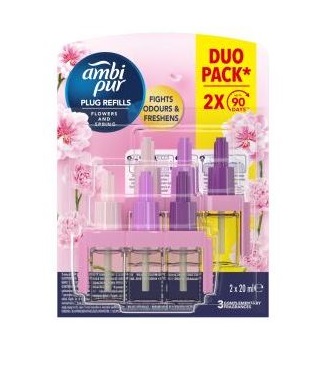 Ambi Pur 3Volution Flowers And Spring 2x20ml