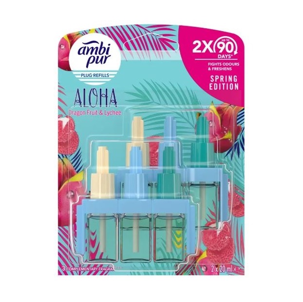 Ambi Pur 3Volution Dragon Fruit&Lychee utántöltő 2x20ml