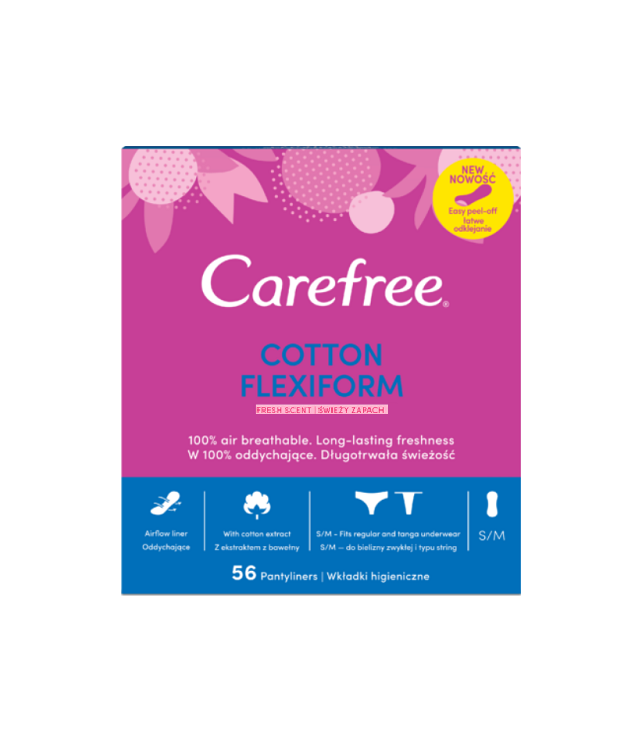 Carefree Flexiform Fresh tisztasági betét