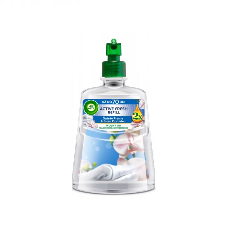 Air Wick Active Fresh Linen&White Orchid utántöltő 228ml