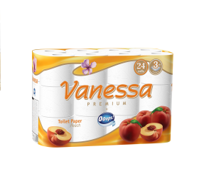 Vanessa Peach 3 rétegű wc papír 24db