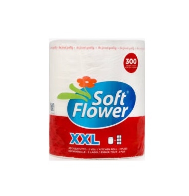 Soft Flower XXL 2 rétegű puha papír tekercs