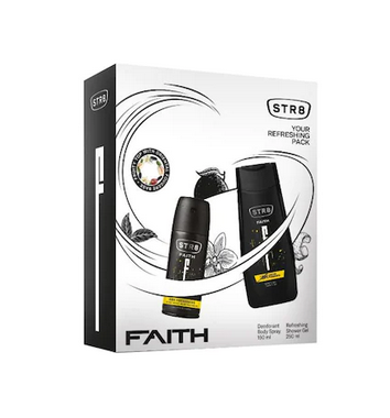 STR8 Faith dezodor és tusfürdő csomagban