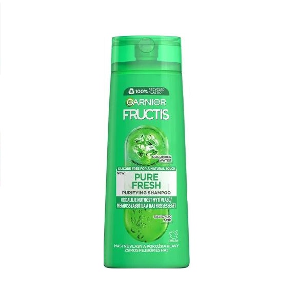 Fructis Pure Fresh sampon zsíros hajra 250ml