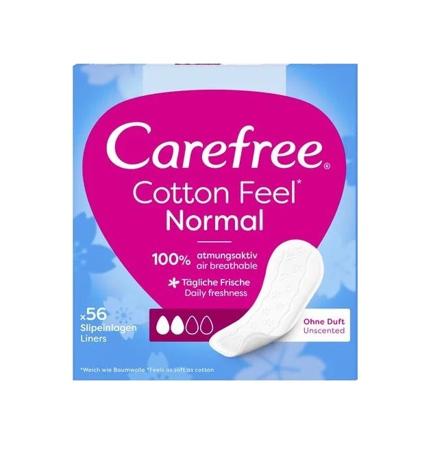 Carefree Cotton Fresh tisztasági betét 56db
