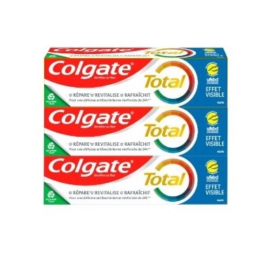Colgate Total Effect Visible  3x75ml