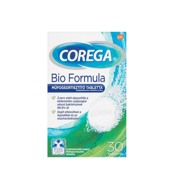 Corega Bio Formula műfogsortisztító tabletta 30db