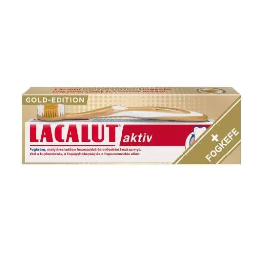 Lacalut Aktív+fogkefe 75ml