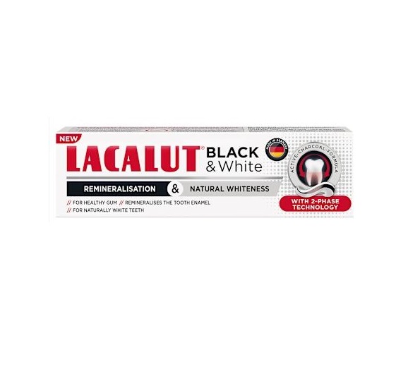 Lacalut Black&White 75ml