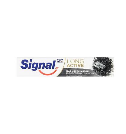Signal Long Active fogfehérítő fogkrém szenes 75ml