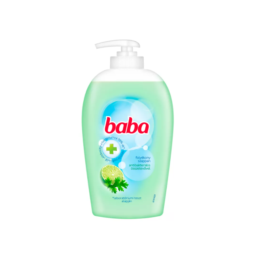 Baba antibakteriális összetevőkkel folyékony szappan 250ml
