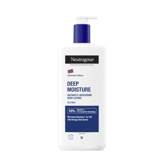 Neutrogena Deep Moisture testápoló száraz bőrre-400ml