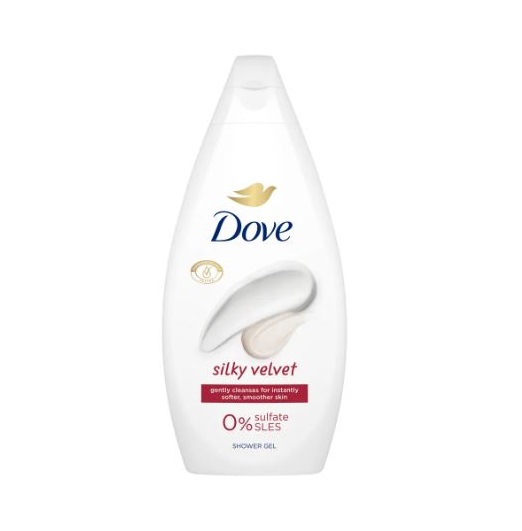 Dove Silky Velvet tusfürdő 450ml