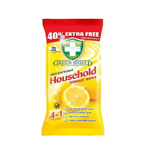 Green Shield  Household 70 wipes