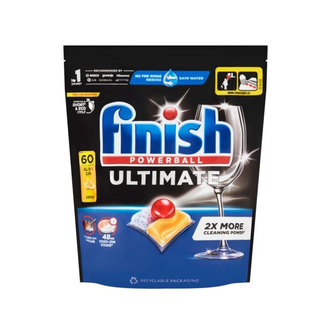Finish Ultimate gépi mosogató gépi mosogató 60db