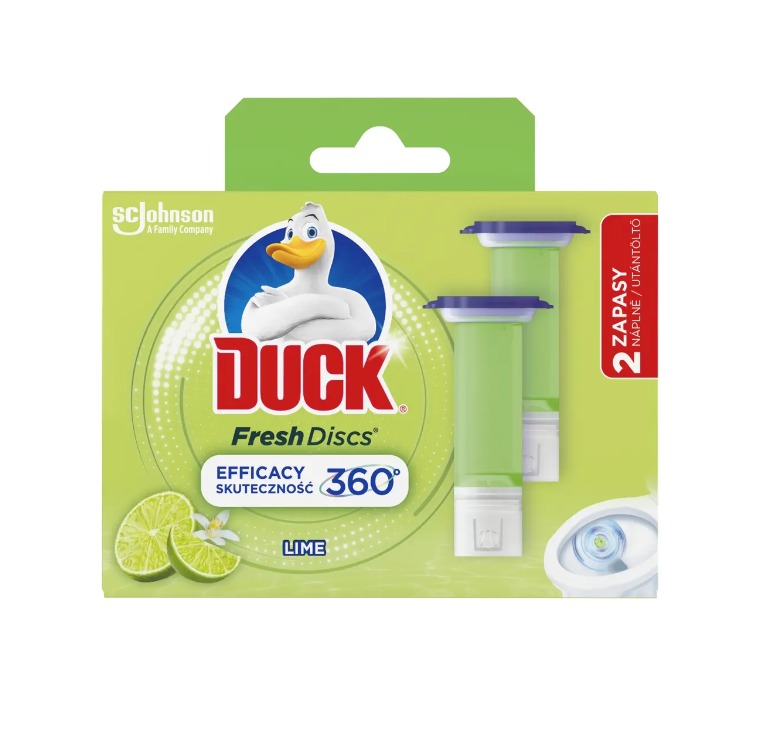 Duck Fresh Discs lime utántöltő 2x36ml